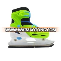 Happy star Adjustable ice skates,colorful wholesale ice skate shoes